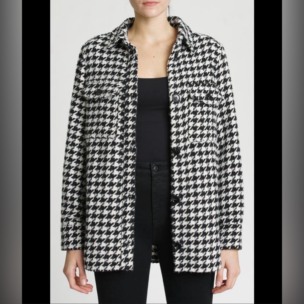 Pistola Libby Jacket for Women- Size Large- Color Houndstooth